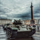 Парад-экспозиция военной техники на Дворцовой площади